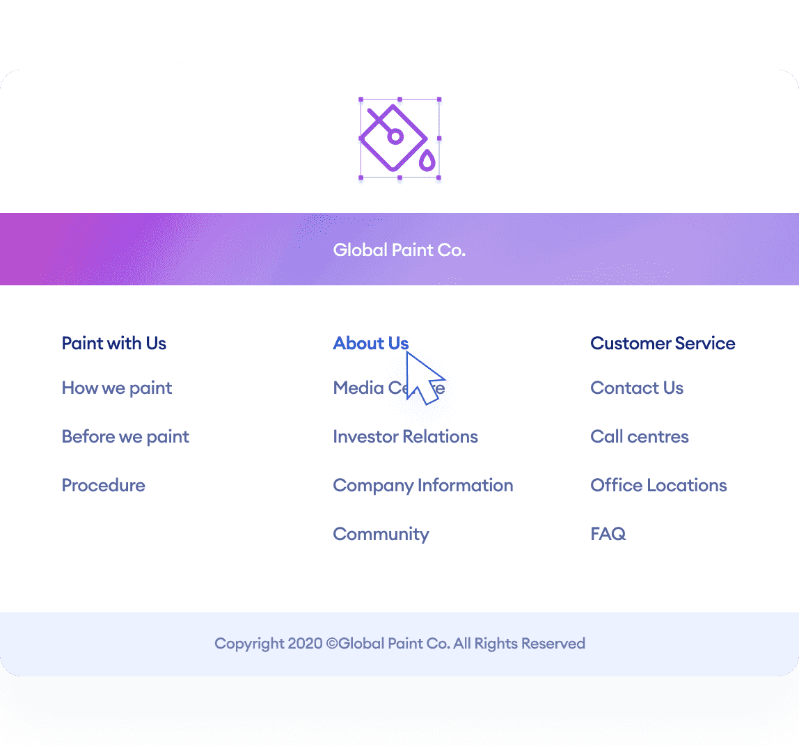 Create an Elaborate Footer