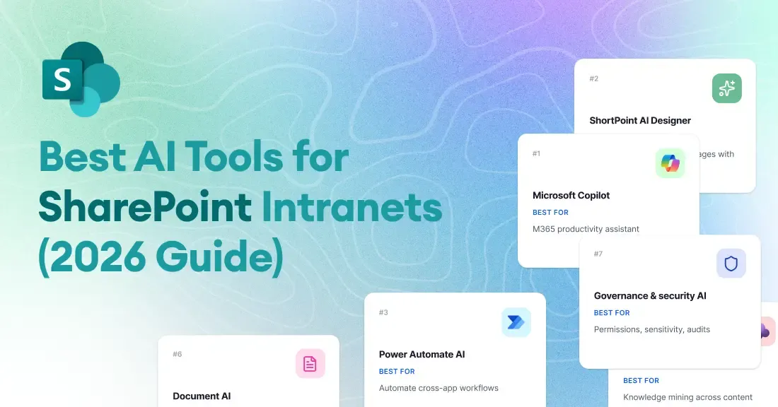 7 Best AI Tools for SharePoint Intranets (2026 Guide)