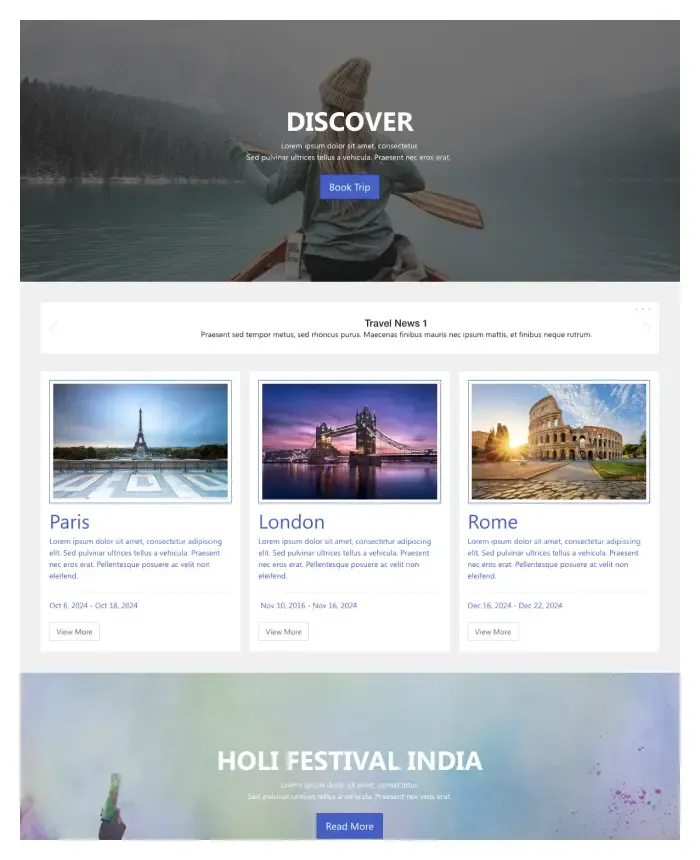 SharePoint Communication site example for news