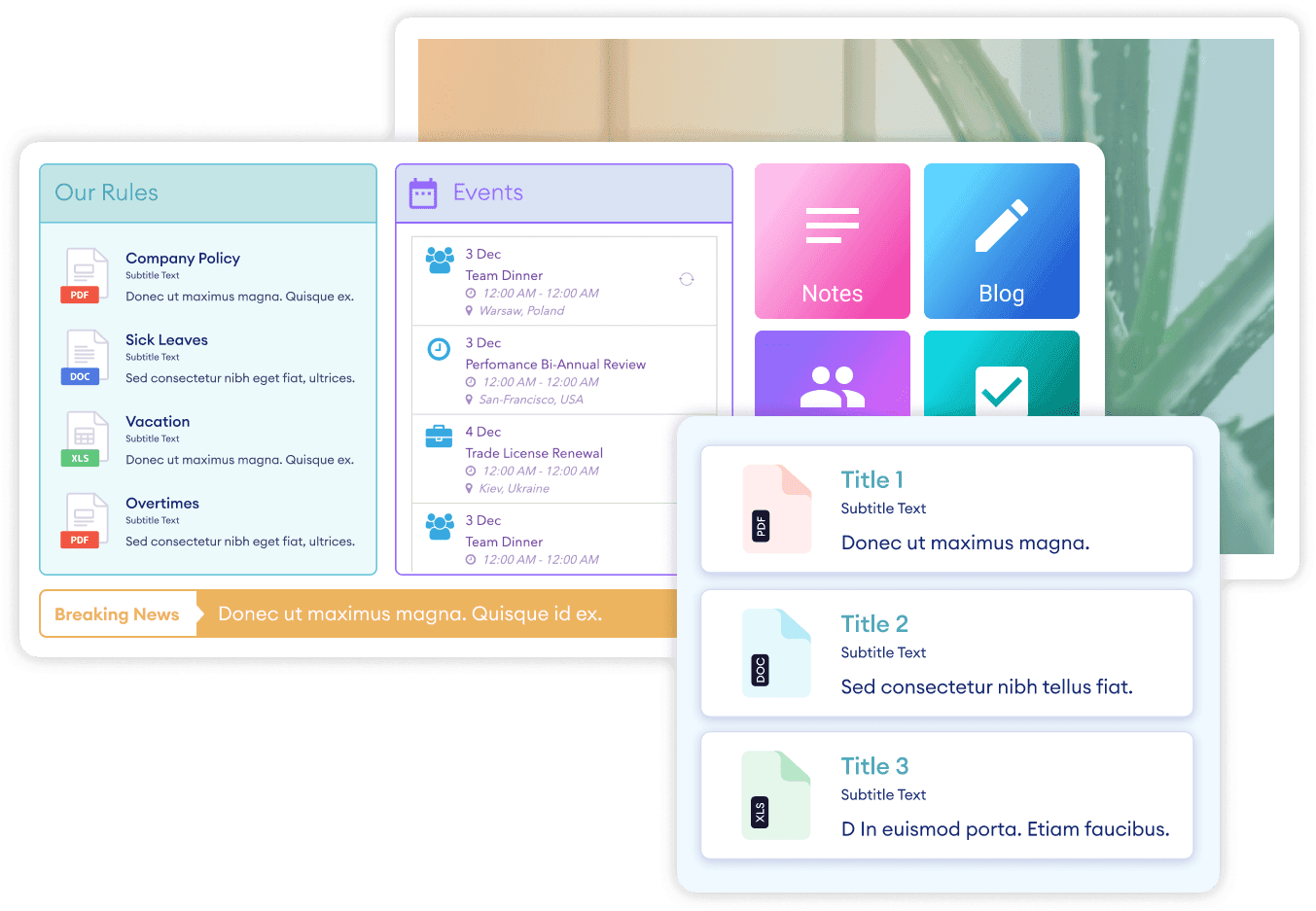 ShortPoint File List element displaying files and folders in an organized SharePoint document library