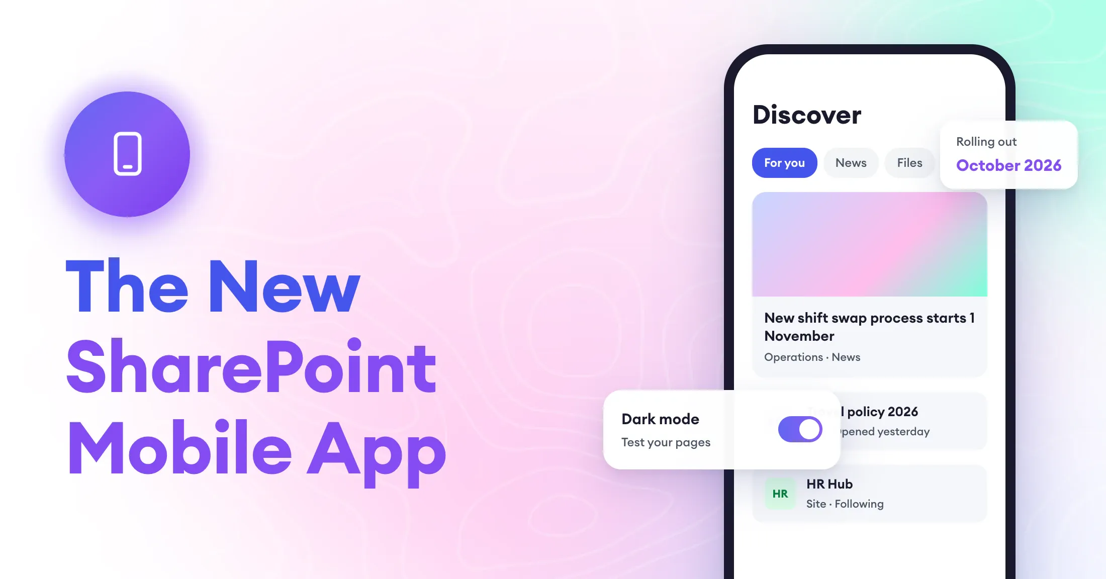 New SharePoint Mobile App blog thumbnail