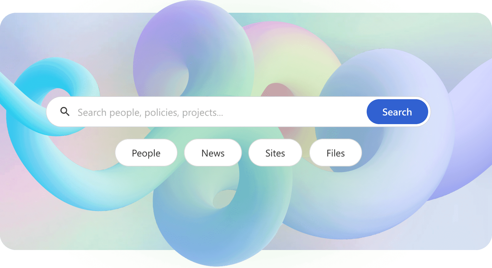 ShortPoint Search Box element enhancing SharePoint search with autocomplete and filtered results