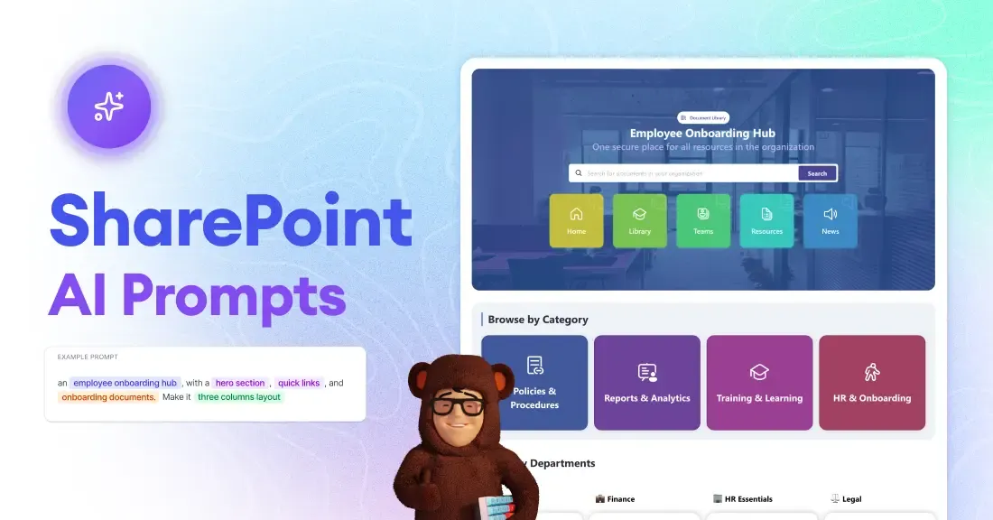 SharePoint AI Prompts: 25 Prompts to Build Intranet Pages