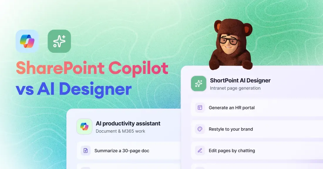 SharePoint Copilot vs AI Designer: Which AI Tool Is Better?