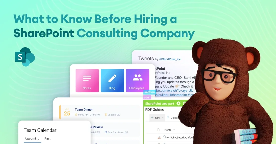 What to know before hiring a SharePoint consulting company
