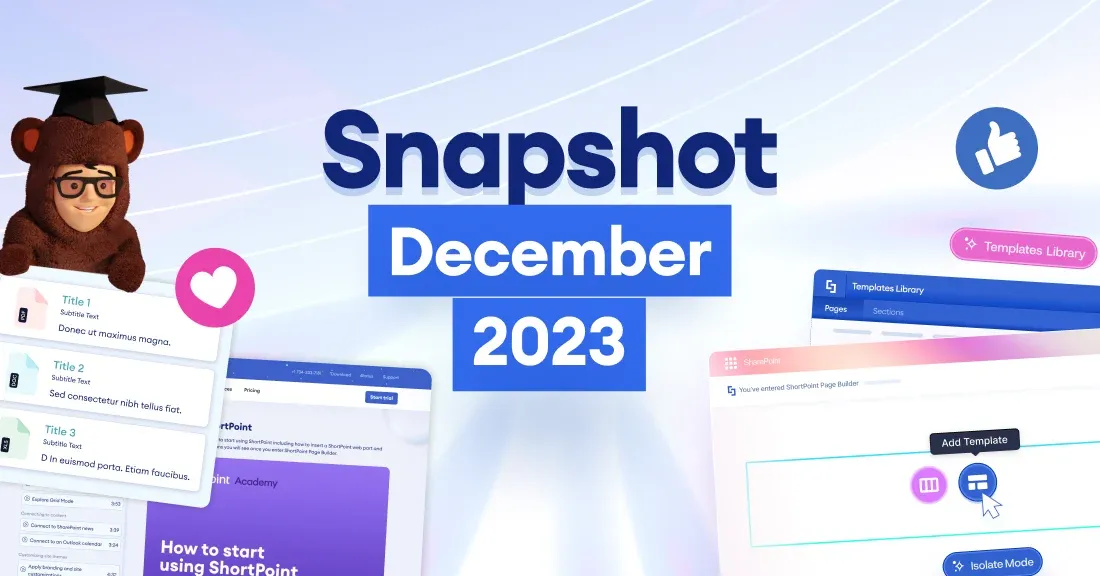 December Snapshot
