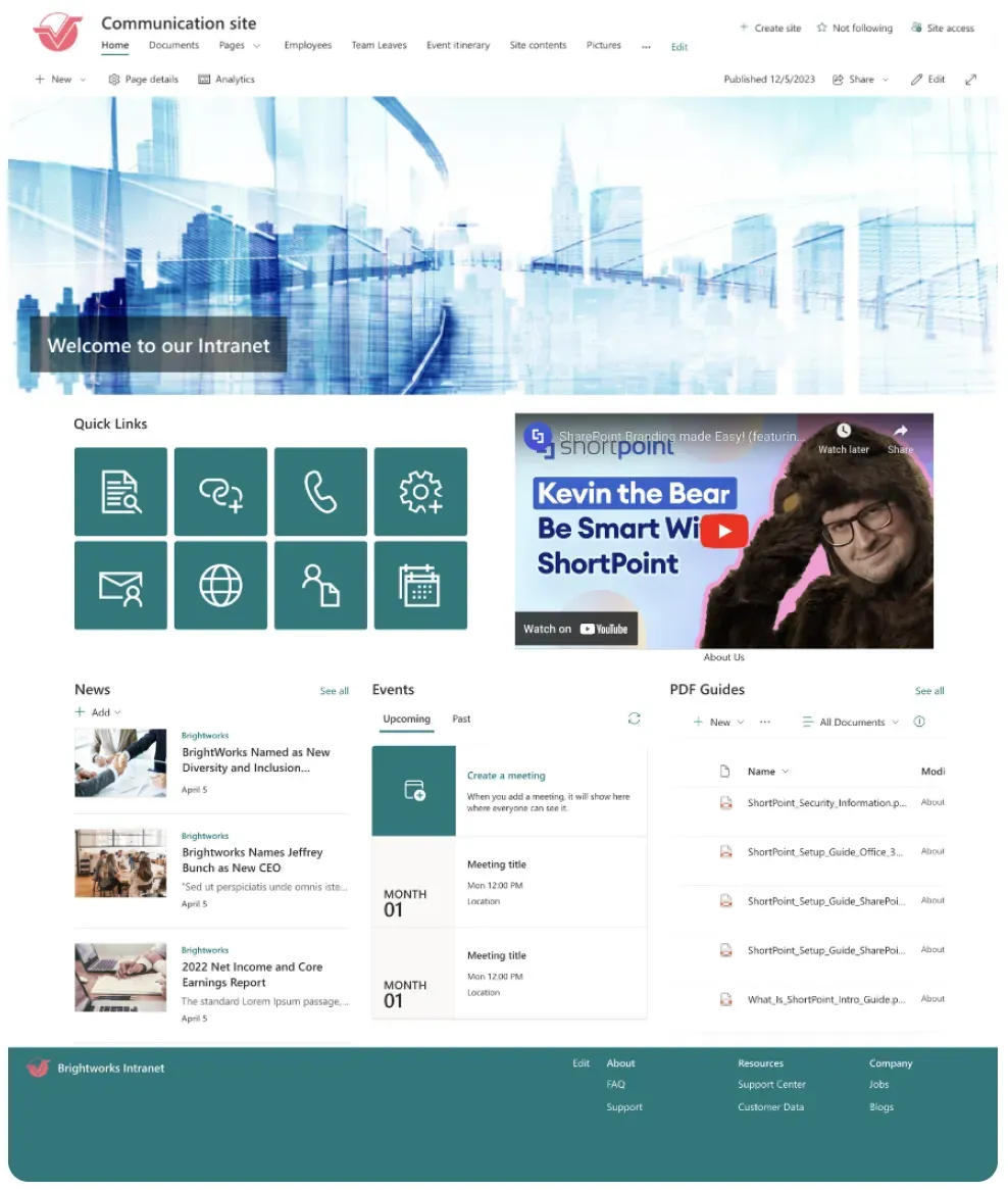 Default SharePoint Site