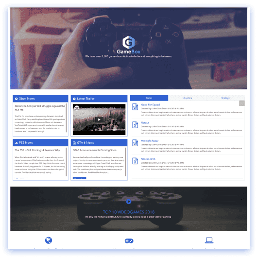 Colorful SharePoint site with energetic design, bright imagery, and creative content blocks