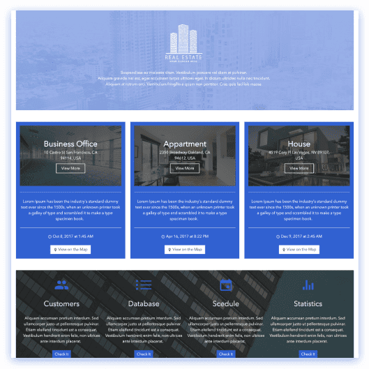 Real estate SharePoint intranet with market update feed, client resources, and agent tool links