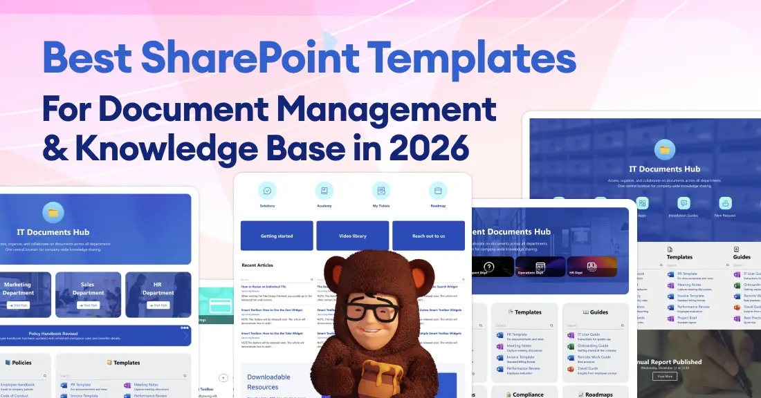 Best SharePoint Templates for Document Management & Knowledge Base in 2026