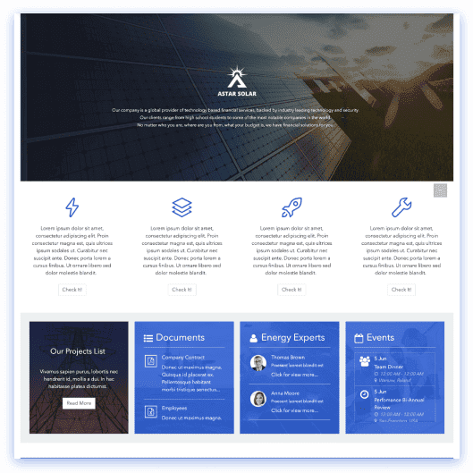 SaaS SharePoint intranet with product roadmap timeline, release notes, and team collaboration tools